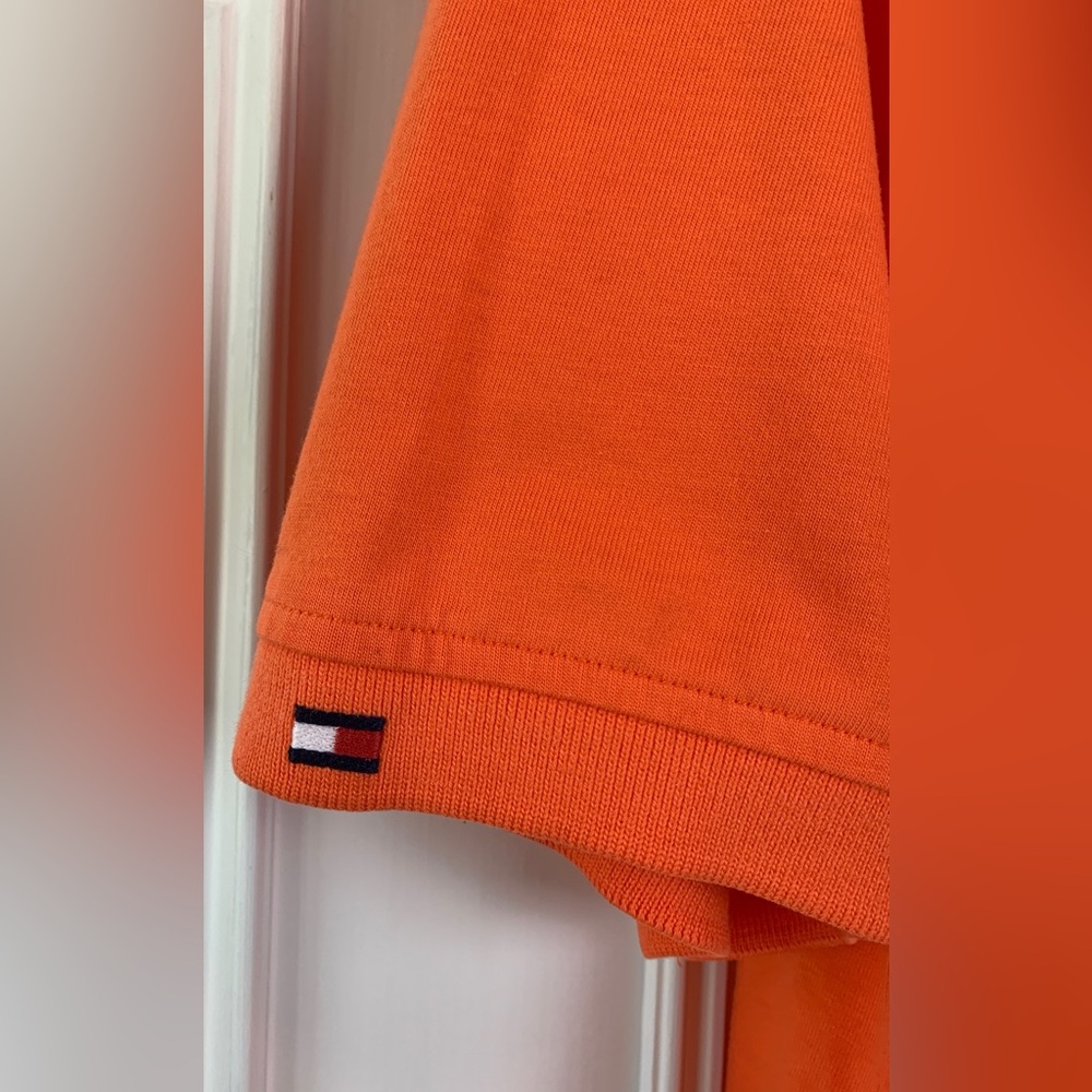 Tommy Hilfiger Clemson Orange Polo Shirt - Picture 5 of 7